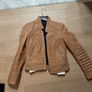 Jcrew collection leather jacket/blazer
